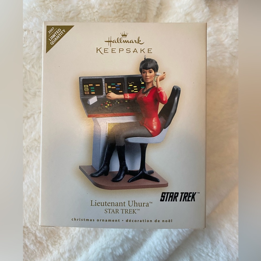 LIMITED EDITION 2007 Lieutenant Uhura Hallmark Keepsake Ornament